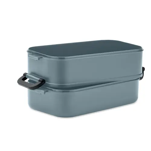 Porta pranzo in PP riciclato a due comparti da 800ml (2x) con coperchio ermetico