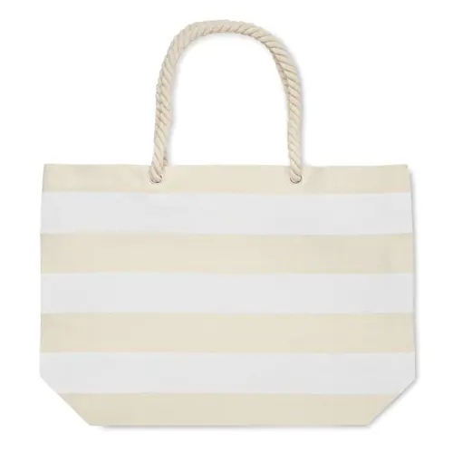 Borsa mare in cotone con manici in corda da 220gr 55x15x39cm