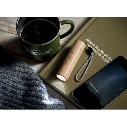 Torcia tascabile in legno di faggio