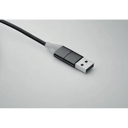 Portachiavi con cavi di ricarica 4 in 1