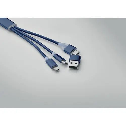 Portachiavi con cavi di ricarica 4 in 1