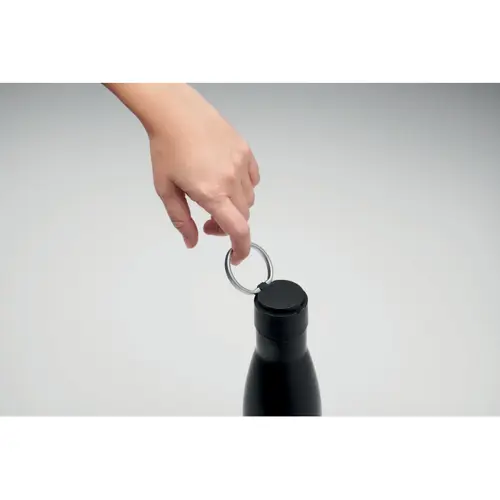 Set regalo composto da borraccia in acciaio inox doppio strato da 500ml con block notes A5 in RPET e penna a sfera