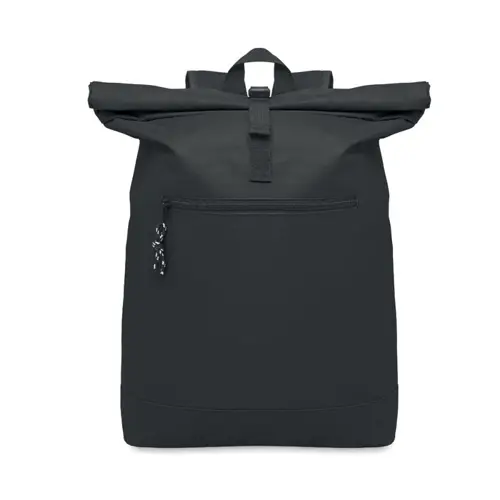Zaino porta PC da 15" rolltop in poliestere 600D schienale imbottito e tasca frontale