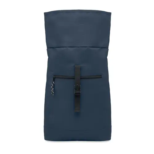 Zaino porta PC da 15" rolltop in poliestere 600D schienale imbottito e tasca frontale