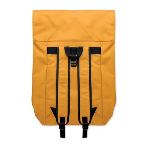 Zaino porta PC da 15" rolltop in poliestere 600D schienale imbottito e tasca frontale