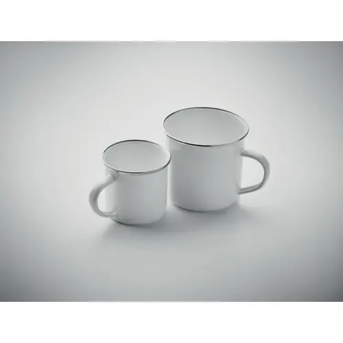 Tazzina Vintage in metallo da 200ml personalizzata in Sublimazione