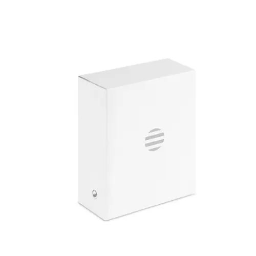 Cassa Wireless 5.3 in ABS riciclato con dettagli in bambù a forma di pneumatico