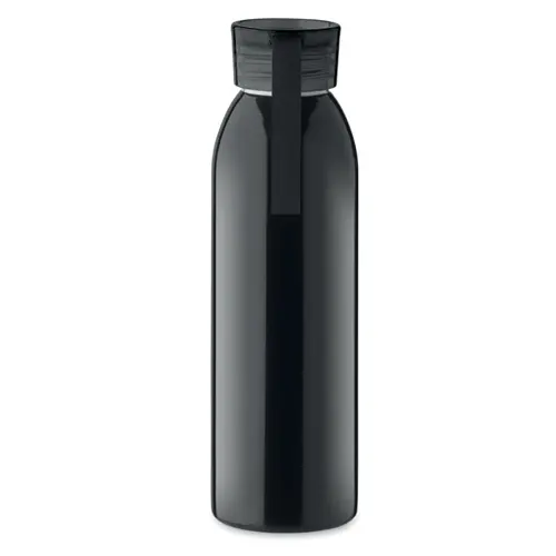 Borraccia in acciaio inox con coperchio in PP e gancio in silicone da 650ml