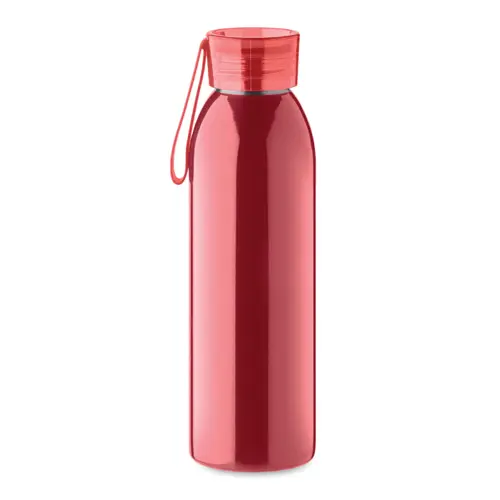 Borraccia in acciaio inox con coperchio in PP e gancio in silicone da 650ml