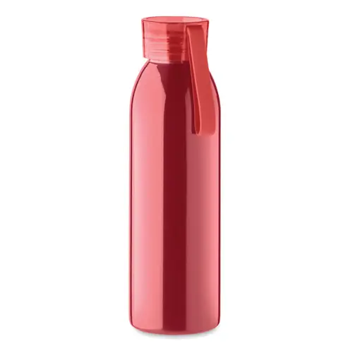 Borraccia in acciaio inox con coperchio in PP e gancio in silicone da 650ml
