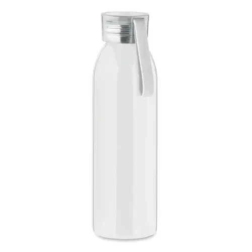 Borraccia in acciaio inox con coperchio in PP e gancio in silicone da 650ml