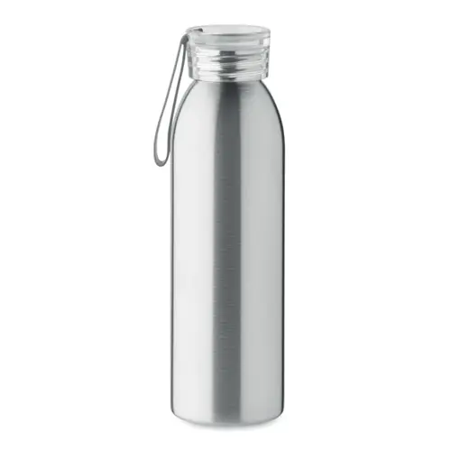 Borraccia in acciaio inox con coperchio in PP e gancio in silicone da 650ml