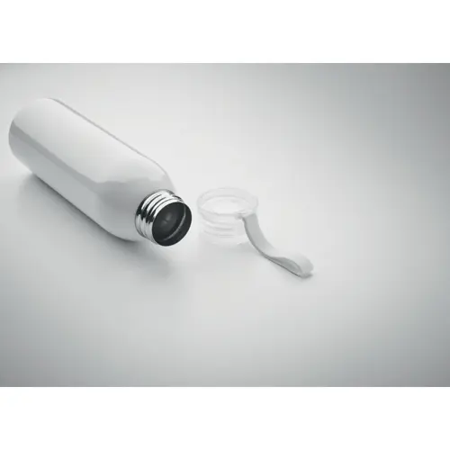 Borraccia in acciaio inox con coperchio in PP e gancio in silicone da 650ml