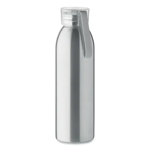 Borraccia in acciaio inox con coperchio in PP e gancio in silicone da 650ml