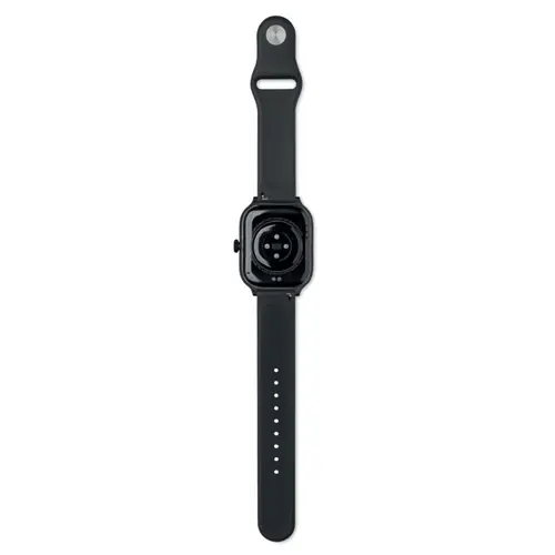 Orologio wireless in lega di zinco con cinturino in silicone display LCD touch