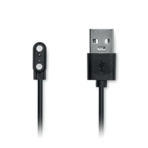 Orologio wireless in lega di zinco con cinturino in silicone display LCD touch