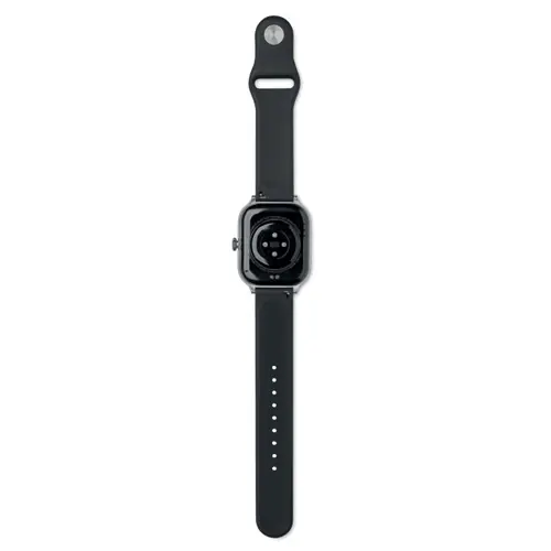 Orologio wireless in lega di zinco con cinturino in silicone display LCD touch