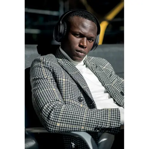 Cuffie pieghevoli senza fili con cancellazione attiva del rumore in ABS