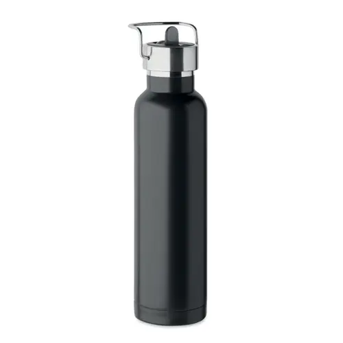 Borraccia doppio strato in acciaio inox riciclato con cannuccia e manico 660ml