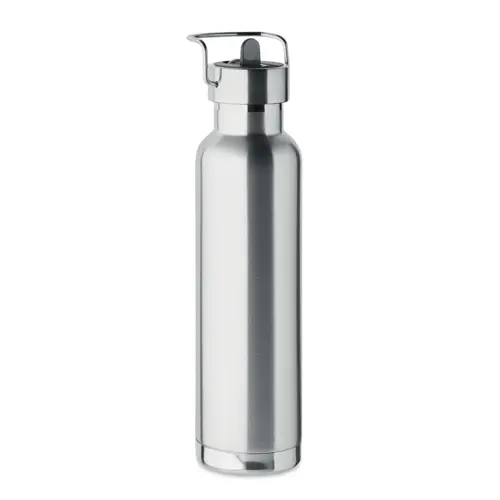 Borraccia doppio strato in acciaio inox riciclato con cannuccia e manico 660ml