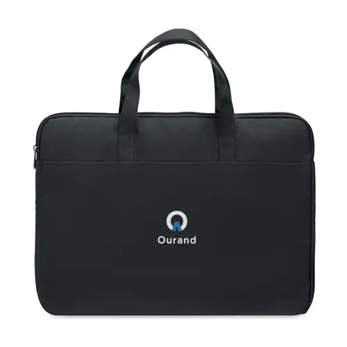 Borsa porta pc da 15" in RPET con maniglie e cinghia per il trolley