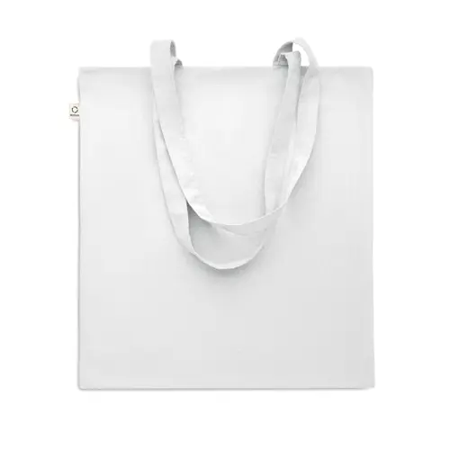 Shopper in cotone riciclato manici lunghi 140gr 38X42cm
