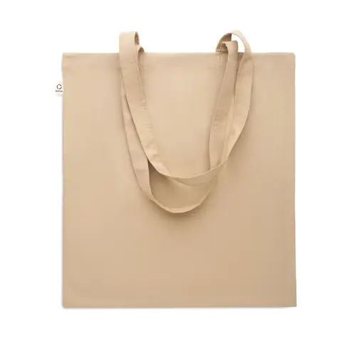 Shopper in cotone riciclato manici lunghi 140gr 38X42cm