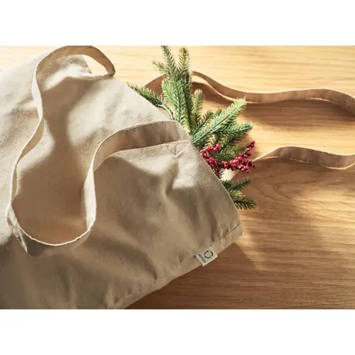 Shopper in cotone riciclato manici lunghi 140gr 38X42cm
