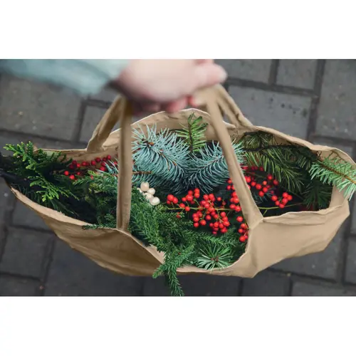 Shopper in cotone riciclato manici lunghi 140gr 38X42cm