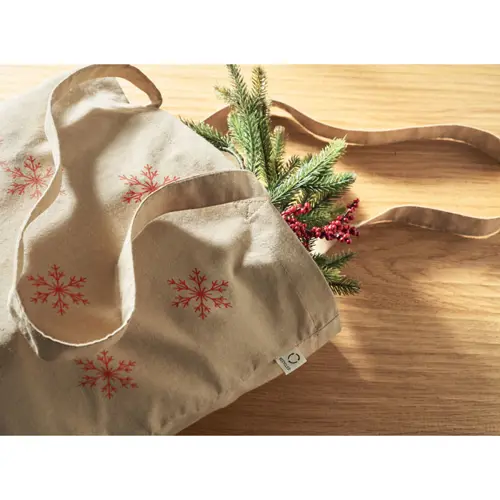 Shopper in cotone riciclato manici lunghi 140gr 38X42cm