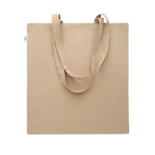 Shopper in cotone riciclato manici lunghi 140gr 38X42cm