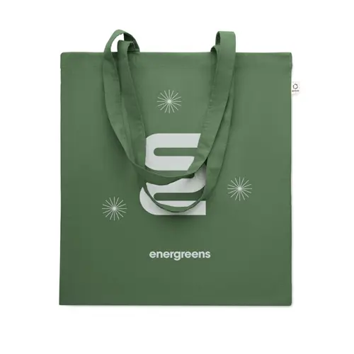 Shopper in cotone riciclato manici lunghi 140gr 38X42cm
