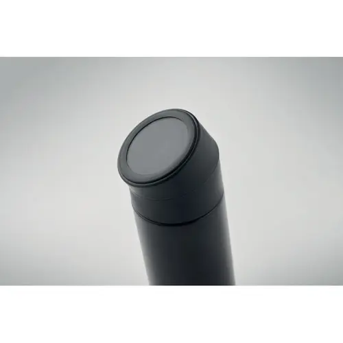 Borraccia in acciaio inox riciclato a doppio strato con anello in silicone antiscivolo porta telefono da 420ml