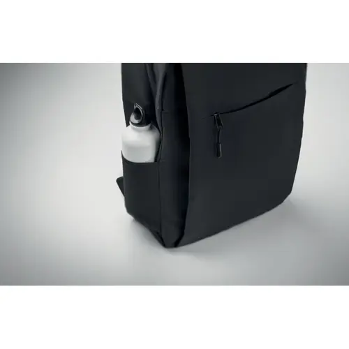 Zaino porta pc da 15" in RPET con scomparti imbottiti e varie tasche e schianle spallacci imbottiti