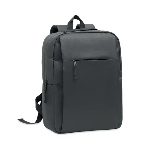 Zaino porta pc da 15" in RPET con scomparti imbottiti e varie tasche e schianle spallacci imbottiti