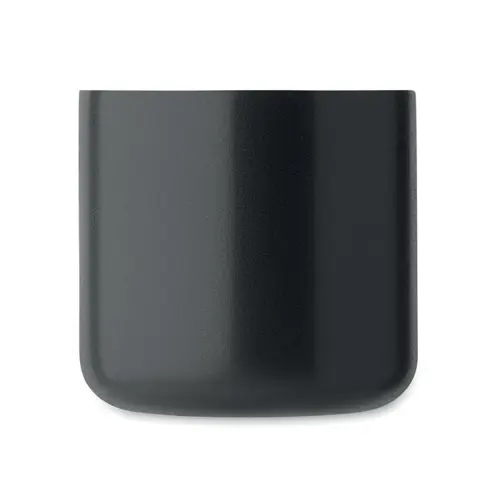 Tazza in acciaio inox riciclato doppio strato con manico in legno da 350 ml