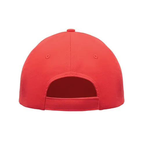 Cappellino con visiera in cotone 180gr a 5 pannelli con chiusura a velcro
