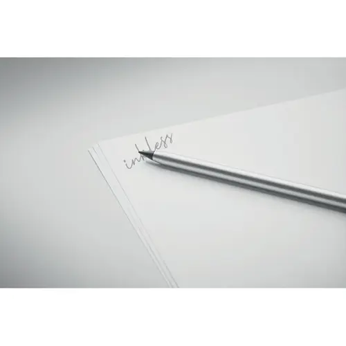 Penna senza inchiostro in alluminio riciclato di lunga durata