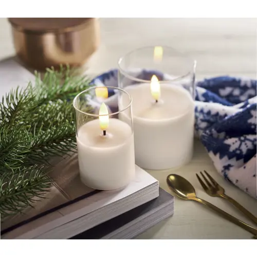 Candela di cera a LED