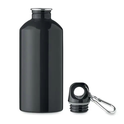 Borraccia in acciaio inox riciclato con moschettone da 500ml