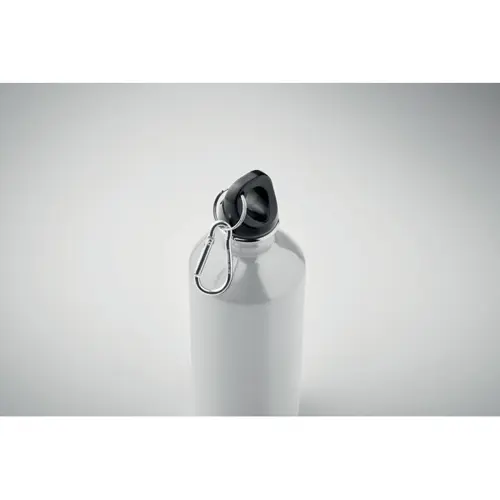 Borraccia in acciaio inox riciclato con moschettone da 500ml