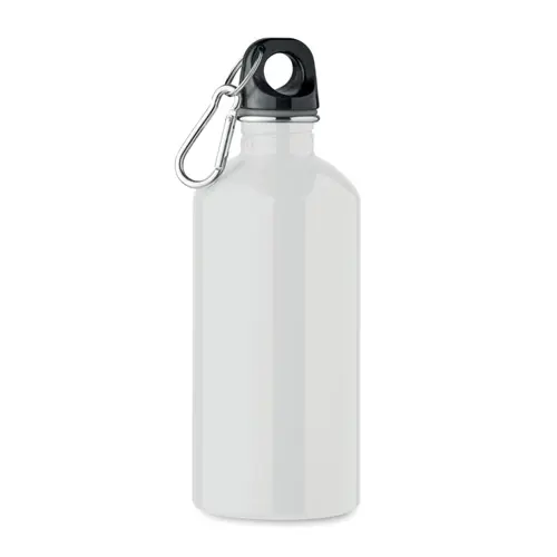 Borraccia in acciaio inox riciclato con moschettone da 500ml