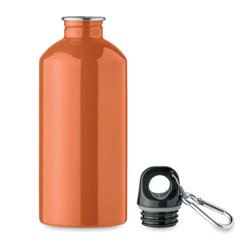 Borraccia in acciaio inox riciclato con moschettone da 500ml