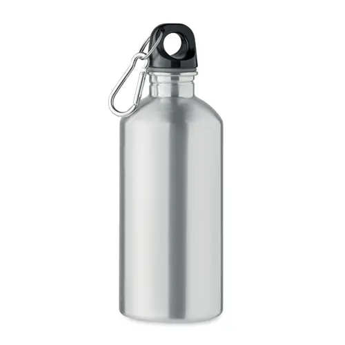 Borraccia in acciaio inox riciclato con moschettone da 500ml