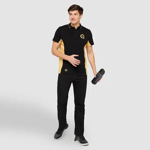 Borraccia sportiva in RPET da 1L con coperchio flip top e marcatura temporale motivazionale