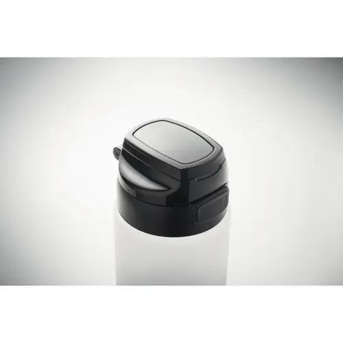 Borraccia sportiva in RPET da 1L con coperchio flip top e marcatura temporale motivazionale