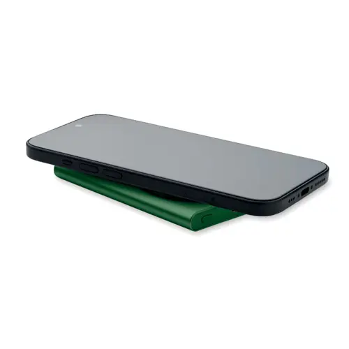 Power bank wireless magnetico in alluminio riciclato con ricarica rapida da 5000mah