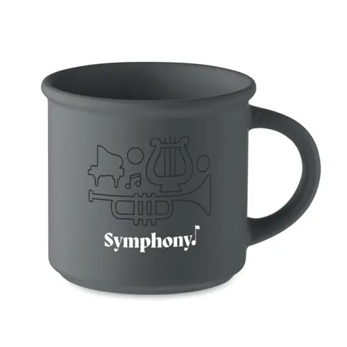 Tazza in ceramica in stile vintage di colore opaco da 300nl