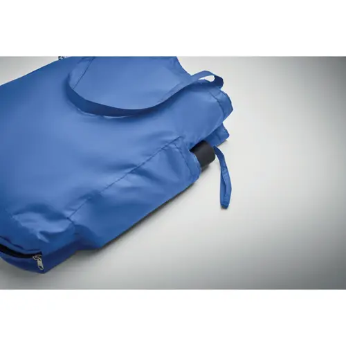 Set composto da shopper e ombrello antivento manuale in RPET da 21 pollici Ø100