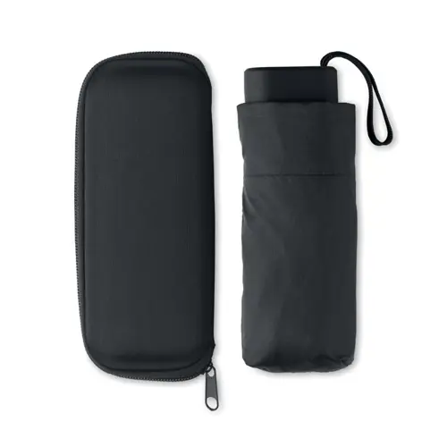 Ombrello mini pieghevole manuale da 19 pollici con custodia